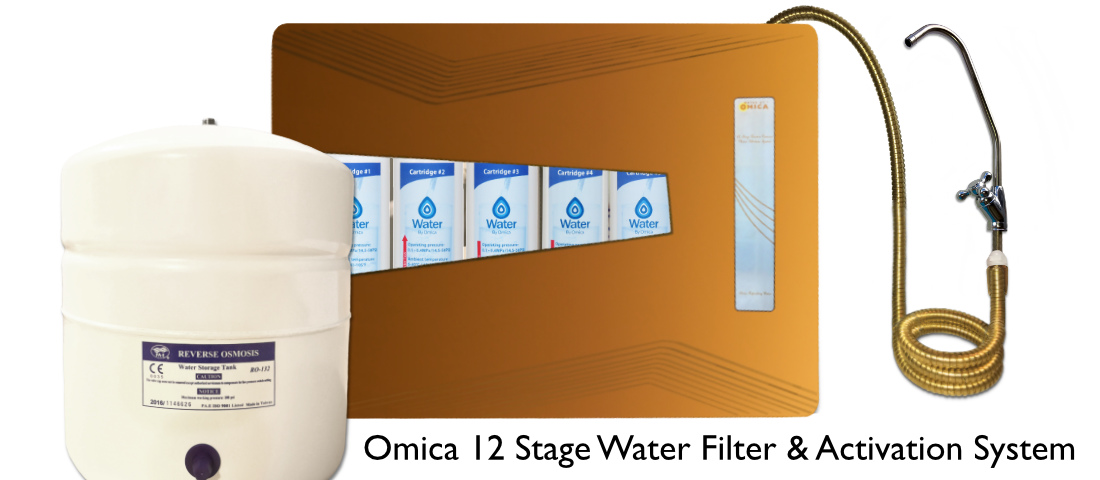 Water By Omica Home Page Slide | 12 Stage Reverse Osmosis & Activation Filter