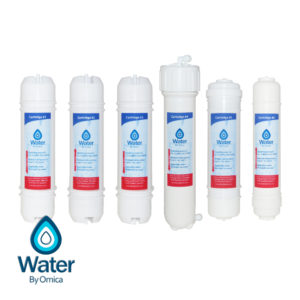 Water By Omica Organics | Reverse Osmosis RO Water Filter Replacement Cartridges 1-6 v4