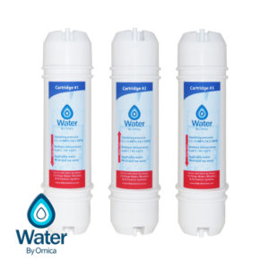 Water By Omica Organics | Reverse Osmosis RO Water Filter Replacement Cartridges 1-3 v4