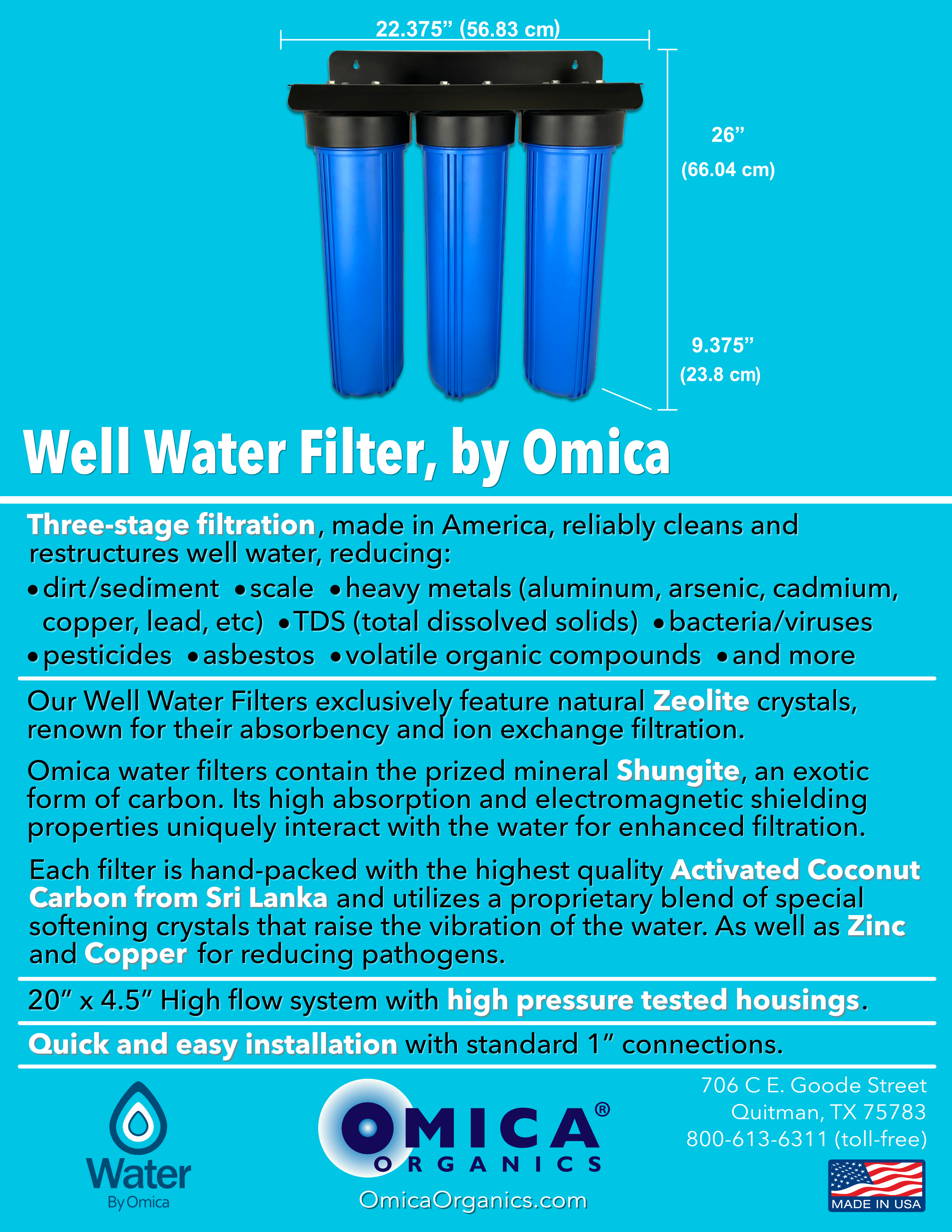 Omica Shower Filter - Omica Organics